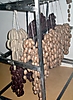 Saucisses et boudins dans l'atelier de transformation