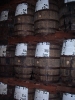 Fûts de vieillissement du rhum